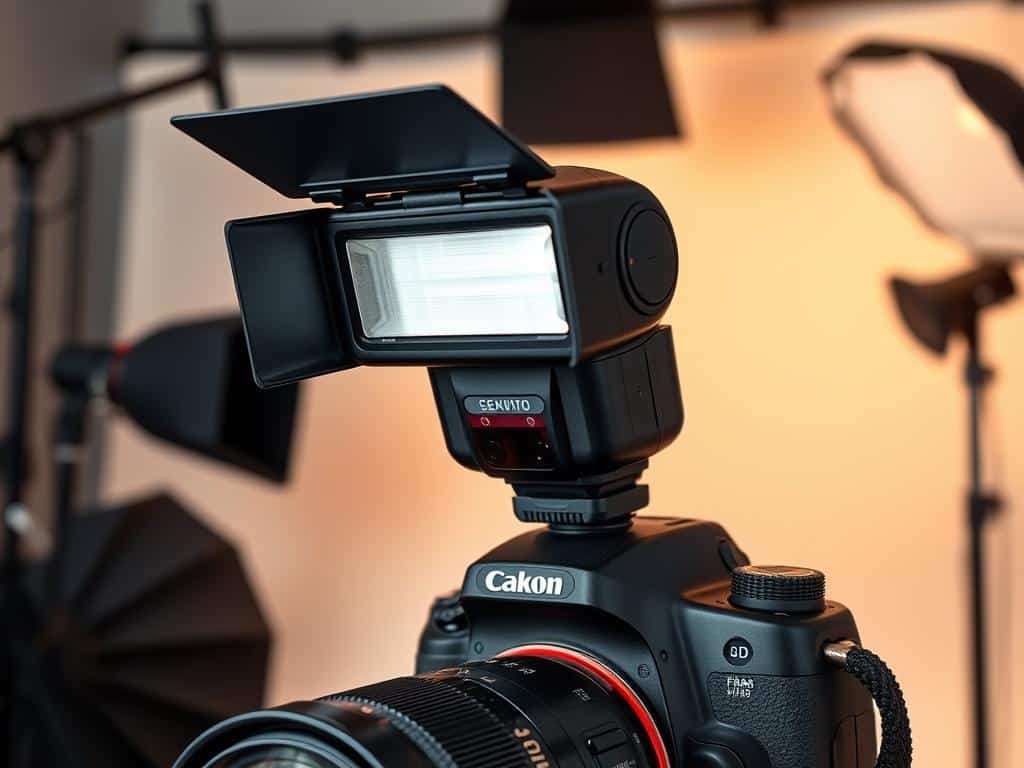 on-camera flash equipment