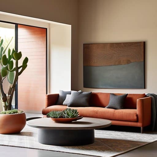 Mixing Terracotta Accents With Gray Furniture for Cohesive Style