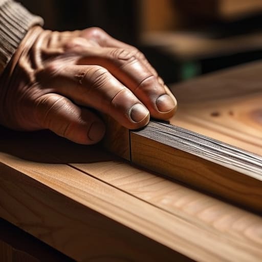 Precision Woodworking Geometry in Every Pixelated Grain